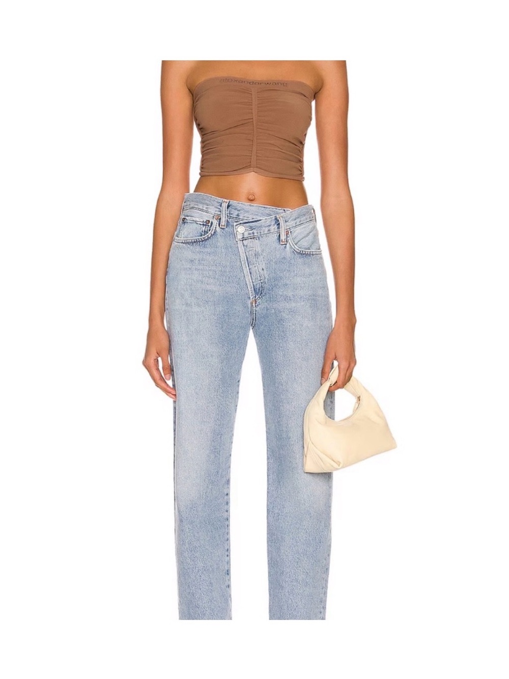 Agolde criss cross jeans